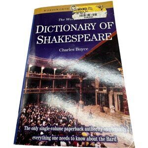 Dictionary of Shakespeare book paperback 1996 english Wordsworth 742 pgs READ